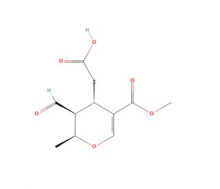 Elenolic Acid (CAS 34422-12-3) - chemical structure image