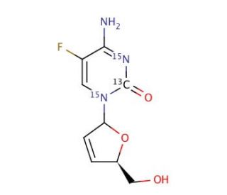 Elvucitabine-13C,15N2 - chemical structure image