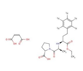 Enalapril-d5 Maleate Salt (CAS 349554-02-5) - chemical structure image