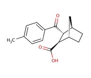endo-3-(4-methylbenzoyl)-bicyclo[2.2.1]heptane-exo-2-carboxylic acid (CAS 806660-15-1) - chemical structure image