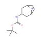 Endo-3-Boc-amino-8-azabicyclo[3.2.1]octane (CAS 287114-25-4) - chemical structure image