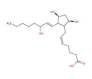 ent-8-iso-15(S)-Prostaglandin F2&alpha; - chemical structure image