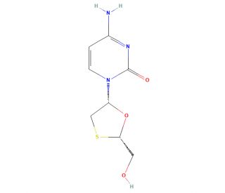 ent-Lamivudine (CAS 134680-32-3) - chemical structure image