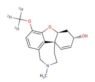 Epi-galanthamine-O-methyl-d3 - chemical structure image