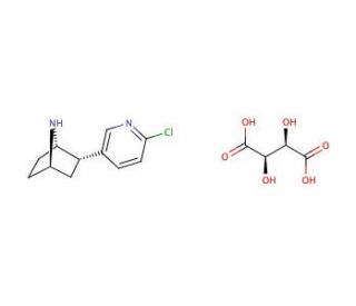 (&minus;)-Epibatidine-L-tartrate (CAS 152378-30-8) - chemical structure image