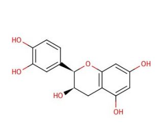 (&minus;)Epicatechin (CAS 490-46-0) - chemical structure image