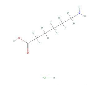 &epsilon;-Aminocaproic Acid-d10 Hydrochloride (CAS 1246819-49-7) - chemical structure image