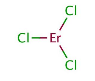 Erbium(III) chloride (CAS 10138-41-7) - chemical structure image