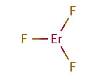 Erbium(III) fluoride (CAS 13760-83-3) - chemical structure image
