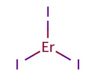 Erbium(III) iodide (CAS 13813-42-8) - chemical structure image