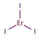 Erbium(III) iodide (CAS 13813-42-8) - chemical structure image