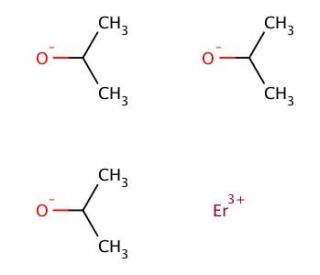 Erbium(III) isopropoxide (CAS 14814-07-4) - chemical structure image
