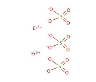 Erbium(III) sulfate (CAS 13478-49-4) - chemical structure image