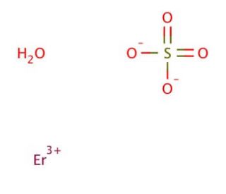 Erbium Sulphate Hydrate - chemical structure image