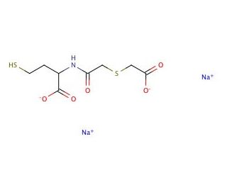 Erdosteine thioacid disodium salt - chemical structure image