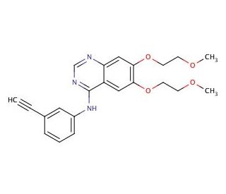 Erlotinib, Free Base (CAS 183321-74-6) - chemical structure image