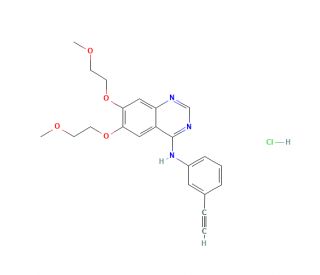 Erlotinib Hydrochloride (CAS 183319-69-9) - chemical structure image