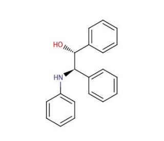 erythro-2-Anilino-1,2-diphenylethanol (CAS 210571-76-9) - chemical structure image
