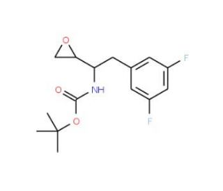 erythro-N-Boc-L-3,5-difluorophenylalanine epoxide (CAS 388071-27-0) - chemical structure image