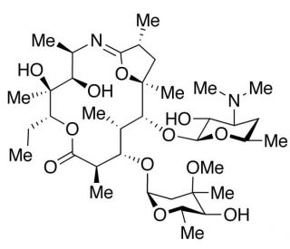 Erythromycin A 6,9-imino ether (CAS 99290-97-8) - chemical structure image