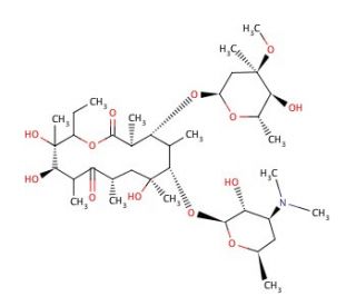 Erythromycin A dihydrate (CAS 59319-72-1) - chemical structure image