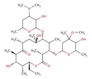 Erythromycin B (CAS 527-75-3) - chemical structure image