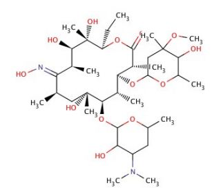 Erythromycin Oxime (CAS 13127-18-9) - chemical structure image