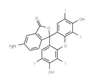 Erythrosin amine - chemical structure image