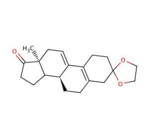 Estra-5(10),9(11)-diene-3,17-dione 3-Ethylene Ketal (CAS 5571-36-8) - chemical structure image