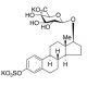Estradiol 3-Sulfate 17β-Glucuronide Dipotassium Salt (CAS 10392-35-5) - chemical structure image