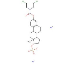 Estramustine sodium phosphate (CAS 52205-73-9) - chemical structure image