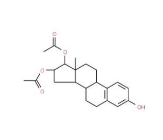 Estriol 16,17-diacetate (CAS 805-26-5) - chemical structure image