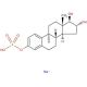 Estriol 3-sulfate sodium salt (CAS 5150-64-1) - chemical structure image