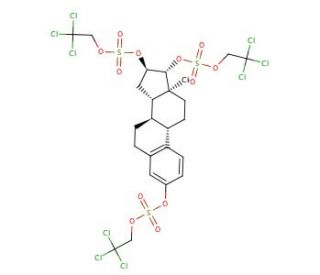 Estriol Tri-(2,2,2-trichloroethyl)sulfate - chemical structure image