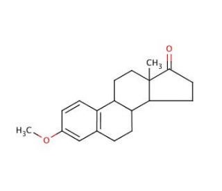 Estrone 3-methyl ether (CAS 1624-62-0) - chemical structure image