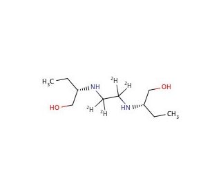 Ethambutol-d4 Dihydrochloride (CAS 1129526-19-7) - chemical structure image