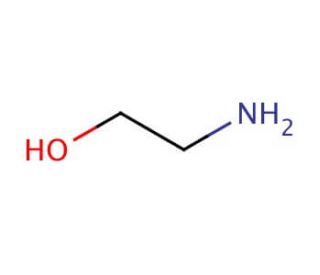 Ethanolamine (CAS 141-43-5) - chemical structure image