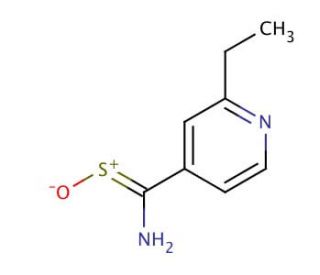 Ethionamide Sulfoxide (CAS 536-28-7) - chemical structure image