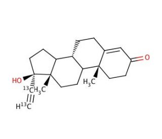 Ethisterone-13C2 - chemical structure image