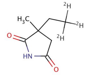 Ethosuximide-d3 (CAS 1189703-33-0) - chemical structure image