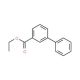 Ethyl [1,1′-biphenyl]-3-carboxylate (CAS 6301-56-0) - chemical structure image