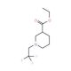 ethyl 1-(2,2,2-trifluoroethyl)piperidine-3-carboxylate - chemical structure image