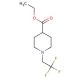 ethyl 1-(2,2,2-trifluoroethyl)piperidine-4-carboxylate - chemical structure image