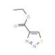 Ethyl 1,2,3-thiadiazole-4-carboxylate (CAS 3989-36-4) - chemical structure image