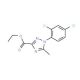 Ethyl 1-(2,4-dichlorophenyl)-5-methyl-1H-1,2,4-triazole-3-carboxylate (CAS 103058-78-2) - chemical structure image