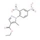 Ethyl 1-(2,4-dinitrophenyl)-5-methyl-1H-pyrazole-4-carboxylate - chemical structure image