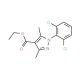 Ethyl 1-(2,6-dichlorophenyl)-3,5-dimethyl-1H-pyrazole-4-carboxylate - chemical structure image
