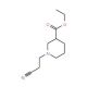 Ethyl 1-(2-cyanoethyl)piperidine-3-carboxylate - chemical structure image