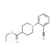 Ethyl 1-(2-cyanophenyl)-4-piperidinecarboxylate (CAS 357670-16-7) - chemical structure image