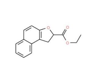 Ethyl 1,2-dihydronaphtho[2,1-b]furan-2-carboxylate (CAS 62019-34-5) - chemical structure image